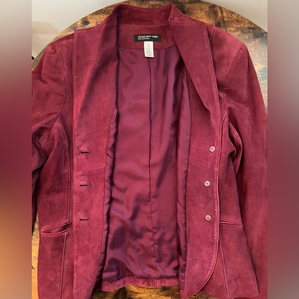 Jones New York Collection | womens suede jacket. Size: XL - Picture 10 of 14